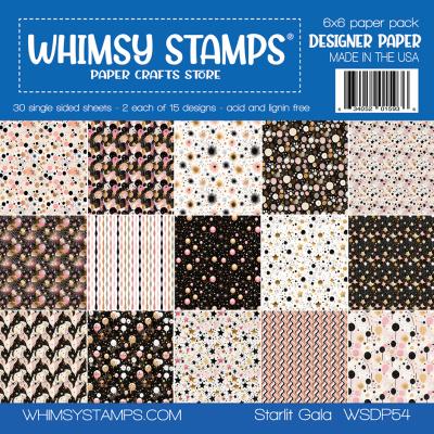 Whimsy Stamps Paper Pad - Starlit Gala